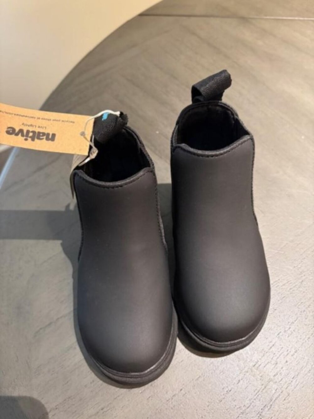 Native Kensington Chelsea Boot Child Kids Size C6 Black New Waterproof New Tags